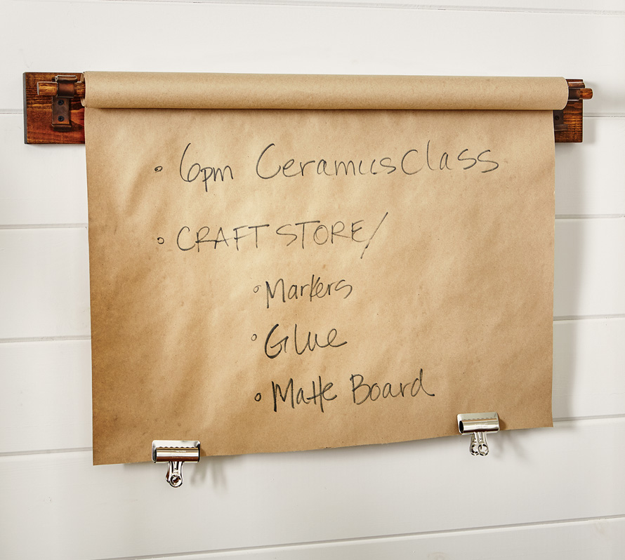 Kitchen Roll-Top Butcher Shop Paper Message Board