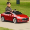 Mini Tesla Model S Kid's Toy Car