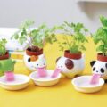 These Drinking Animal Planters Slurp Up Their Water Through a Long Tongue