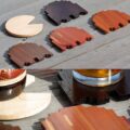 Classy Wooden Pac-Man Coasters