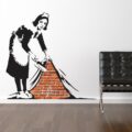 Banksy Sweep It Under The Rug Wall Decal