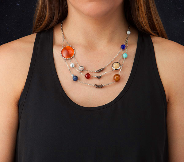 Solar System Necklace
