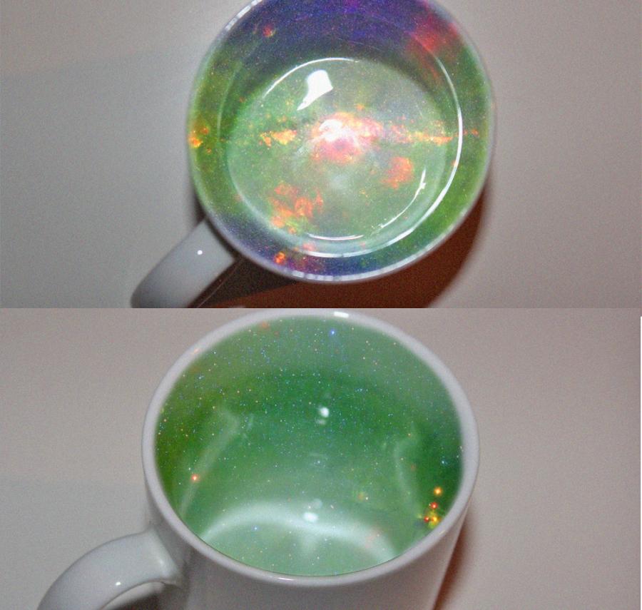 There's a Galaxy Inside This Coffee Mug