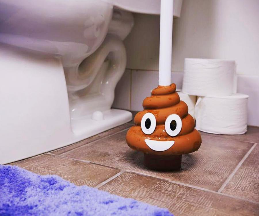 Poop Emoji Toilet Plunger