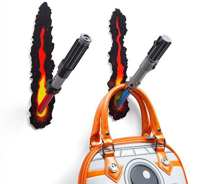 Star Wars Lightsaber Through The Wall - Wall Hooks