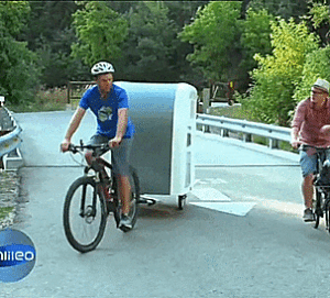 You Can Now Get a Mini Camper Trailer That's Towed With Your Bicycle