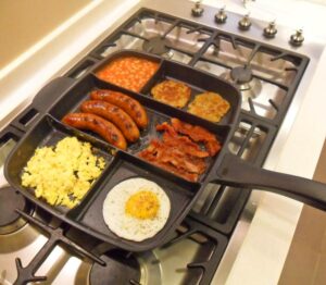 The Master Pan Lets You Cook Your Entire Meal On a Single Skillet Pan