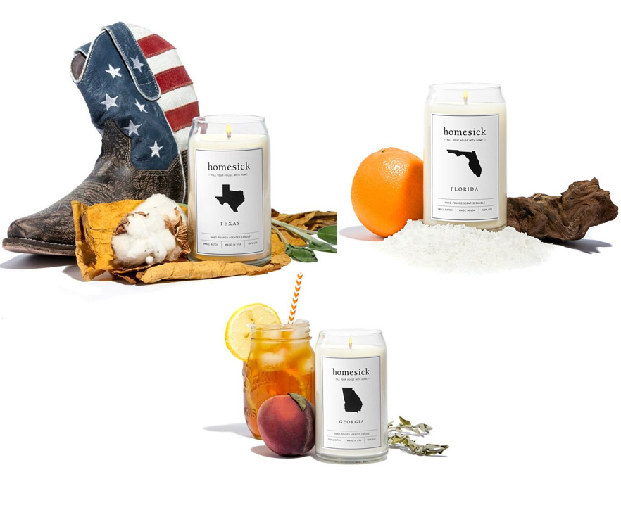 Homesick Candles: Candles That Smell Like Each State