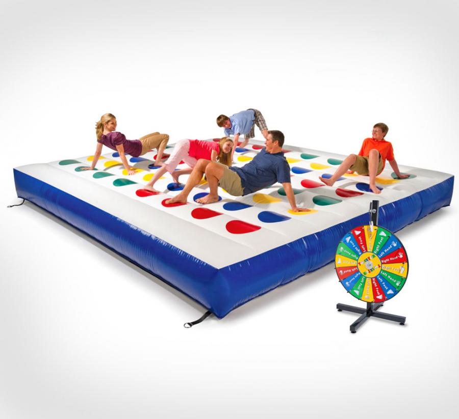 There's Now a Giant Inflatable Twister Game That's Perfect For Your Next Backyard BBQ