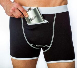 Speakeasy Briefs: Underwear With a Secret Stash Pocket In The Front