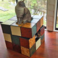 Rubik's Cube Table Cat Bed