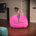 This Genius Bean-Bag Chair Converts Into A Full, Queen, Or King Size Mattress