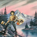 Epic Bob Ross Painting Printed Poster