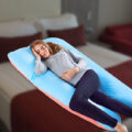 Giant U-Shaped Body Pillow - Cradling Pregnancy Pillow