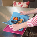 EZPZ All-In-One Placemat and Plate - Suctions To Your Table To Prevent Spills