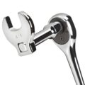 Crowfoot Wrench Set Combines a Crescent Wrench With a Ratchet