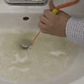 Drain Weasel Unclogs Your Drain Using a Long Bristled Wand That You Twist
