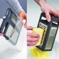 Grater/Slicer Combo Folds Flat For Easy Storage