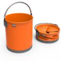 This Collapsible Water Bucket Folds Down For Easy Storage
