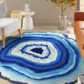 Geode Rock Floor Rug