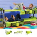 Kid-O-Bunk: Portable Bunk Beds For Camping, Also Converts Into a Sofa