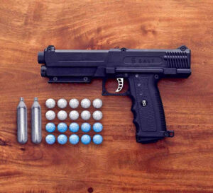 Non-Lethal Pepper Spray Gun Shoots Exploding Balls Of Pepper Spray