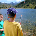 Rocket Kids Fishing Rod Launches Out a Bobber Instead Of Having To Cast