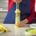 Deluxe Corn Stripper: Removes Kernels From Corn Cobs In Seconds