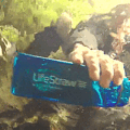LifeStraw Water Bottle: Integrated Filter Straw To Drink From Any Water Source