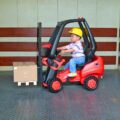 This Kids Pedal Powered Forklift Actually Lets You Pick Stuff Up
