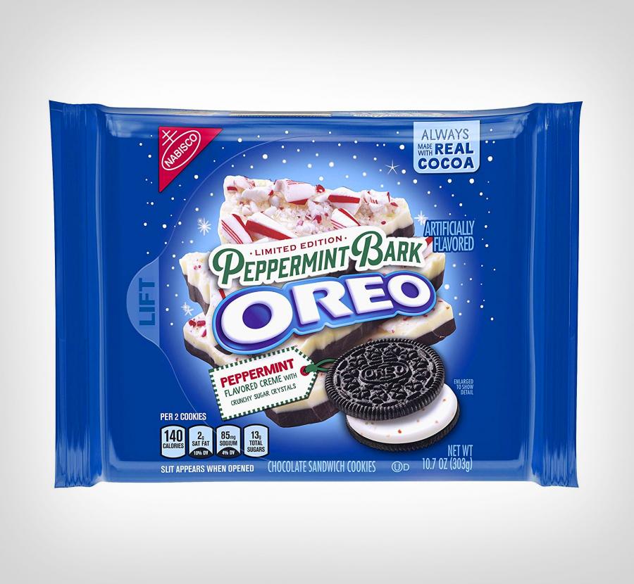 Peppermint Bark Oreos - Christmas Season Oreos