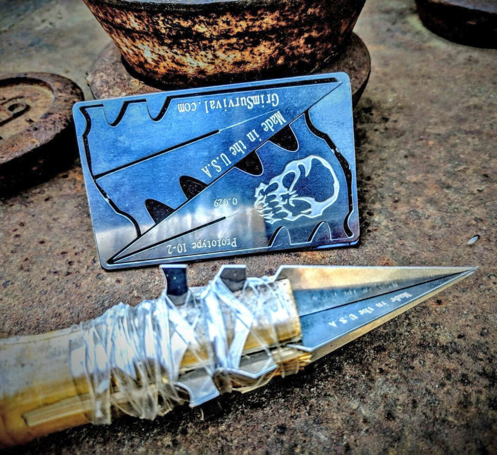 There's Now a Credit Card Sized Spear That You Can Have In Your Wallet For Surviving In The Wild