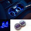 Solar Powered LED Car Cup Holder Lights (2-Pack)