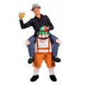 Oktoberfest Ride-on Piggyback German Beer Man Costume