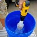 Roller Ready Cleans Paint Rollers In Seconds Using a Drill