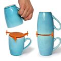 Coffee Mug Organizers Help Stack Unstackable Mugs and Cups