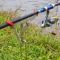 Spring Fishing Rod Holder Automatically Pulls Back When Fish Detected