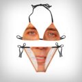 Nicolas Cage Face Bikini