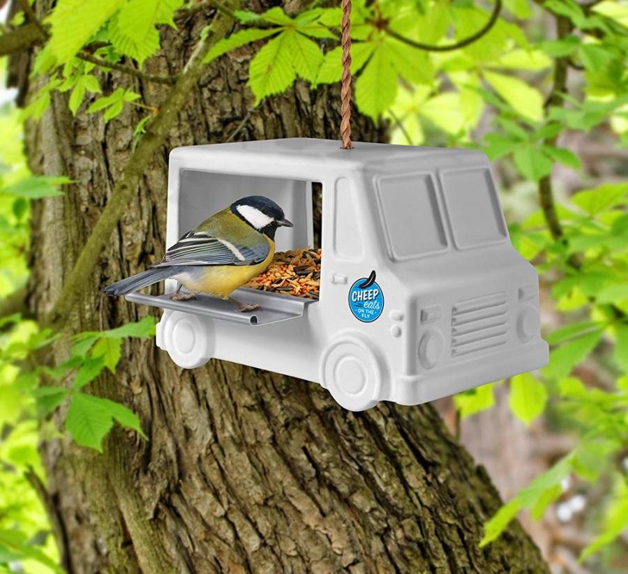 There's Now a Food Truck Bird Feeder, and It's Called 'Cheep Eats'