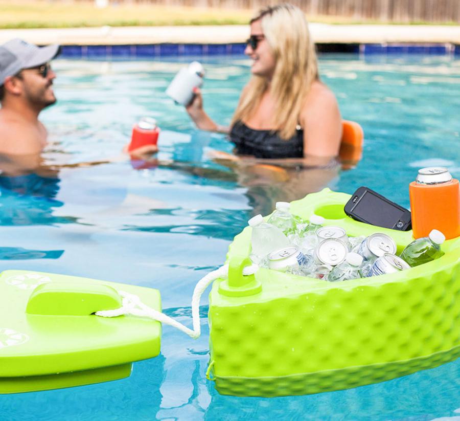 All Aboard For This Floating Boat Cooler