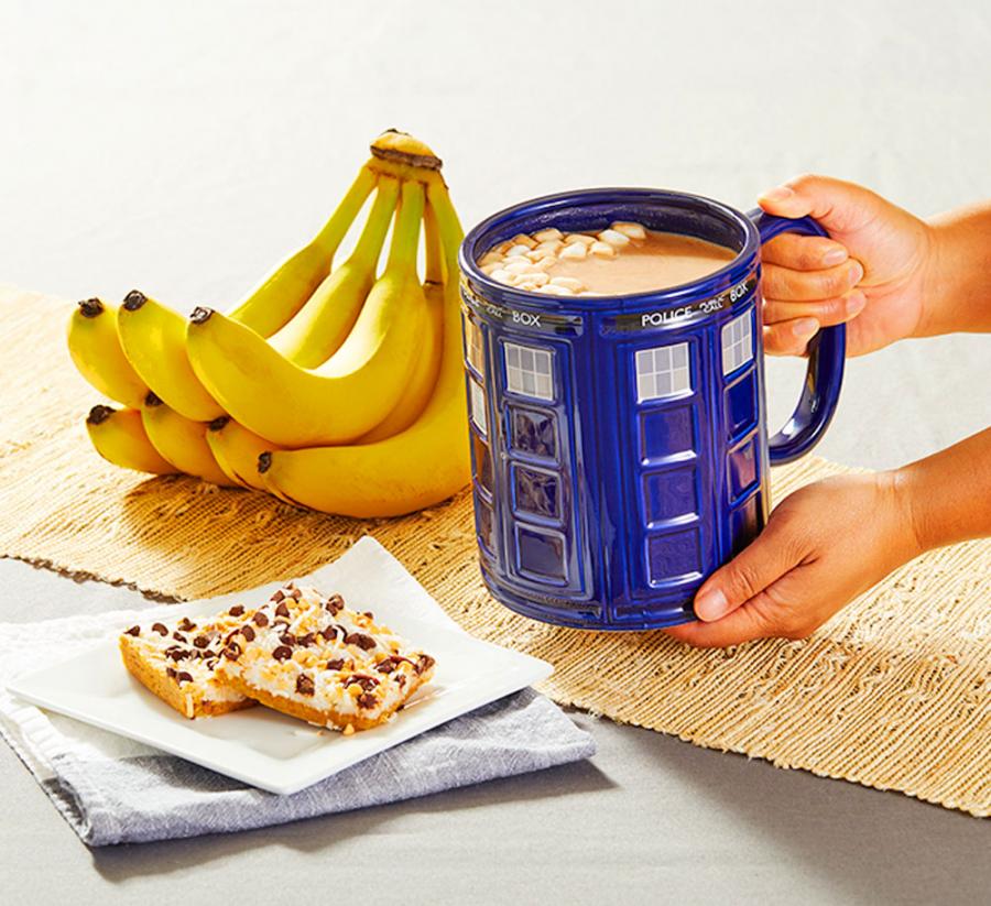 This Giant Doctor Who TARDIS Mug Will Keep You Energized All Day