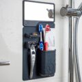 These Modular Silicone Wall Clings Will Organize Everything You'll Need In The Bathroom