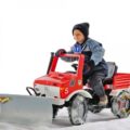 This Pedal Powered Snow Plow Actually Lets Your Kid Clear Your Driveway