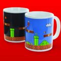 Heat Changing Mario Mug Turns From Night Level To Day Level