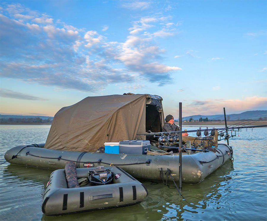 This Giant Floating Fishing Platform Lets You Camp On The Water