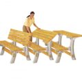 This Kit Lets You DIY Your Own Converting Bench Table