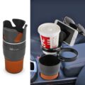 Smart Multi-Cup Car Cup-Holder and Storage