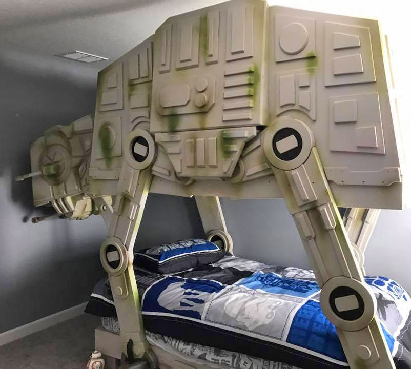You Can Now Get Your Kid a Giant Star Wars AT-AT Walker Bed