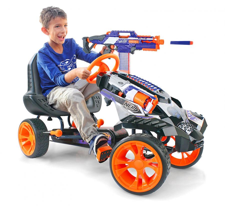 This Nerf Ride-On Car Is The Ultimate Weapon For Nerf Battles