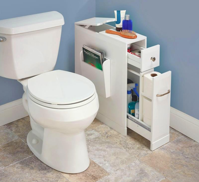 Skinny Bathroom Organizer For Small Bathrooms